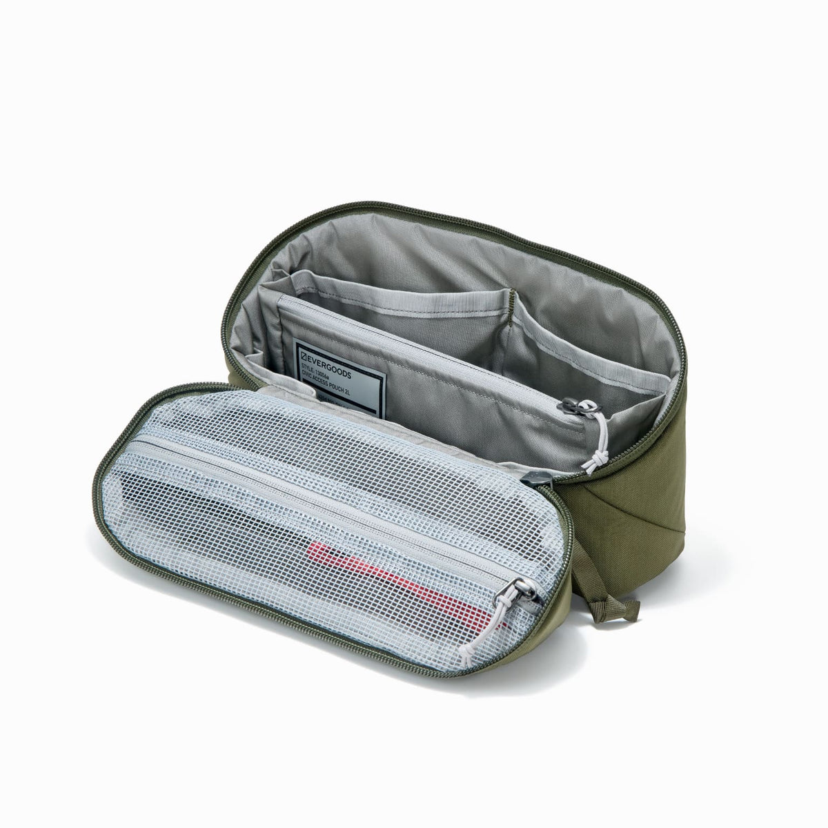 CIVIC Access Pouch 2L - CAP2 - OD Green - Open and empty CIVIC Access Pouch 2L - CAP2 - OD Green - Open and empty [13006a-ODG
