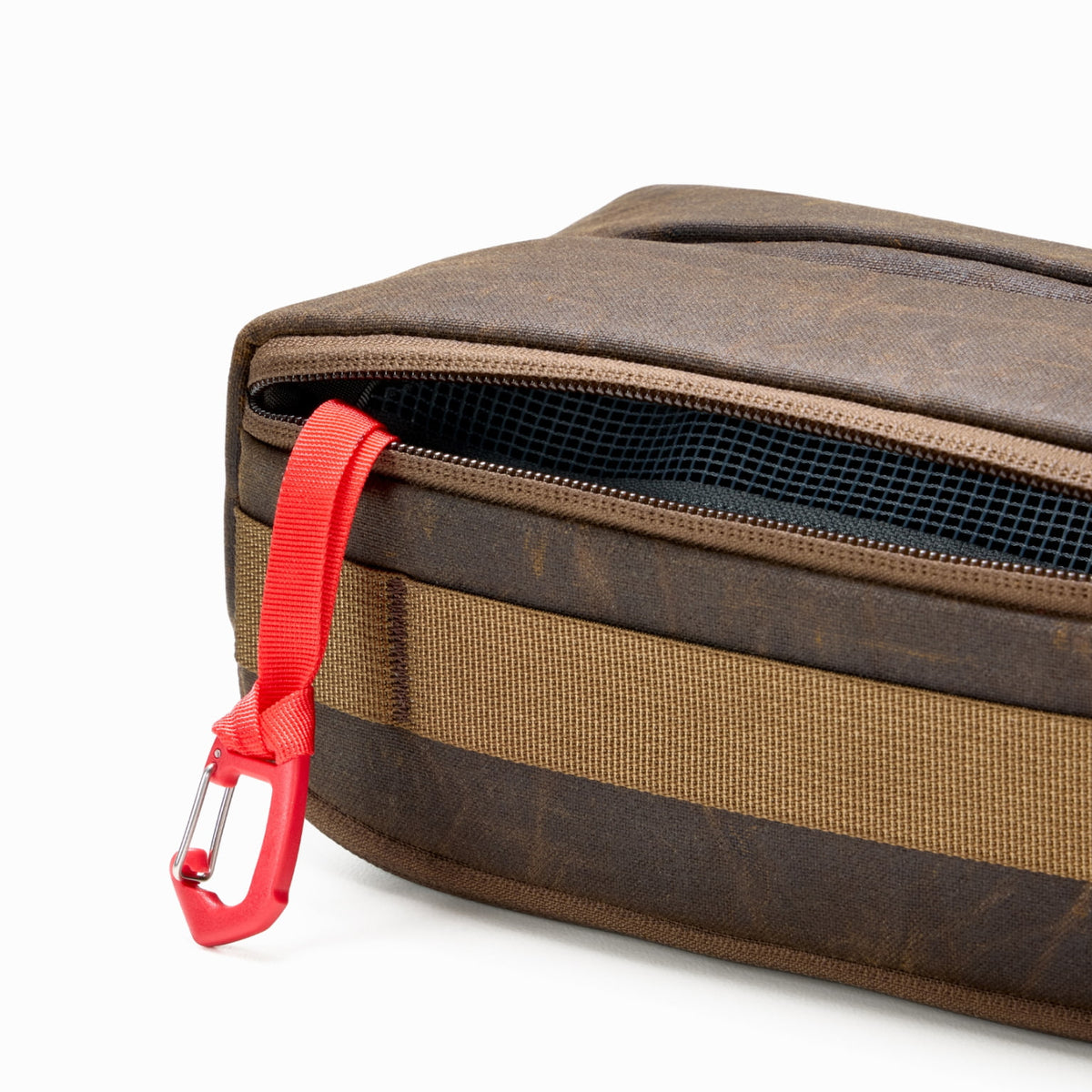 CIVIC Access Pouch 2L Waxed Canvas Tan CAP2 Key Leash