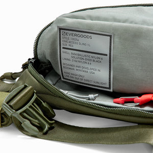 CIVIC Access Sling 1L OD Green Style Label