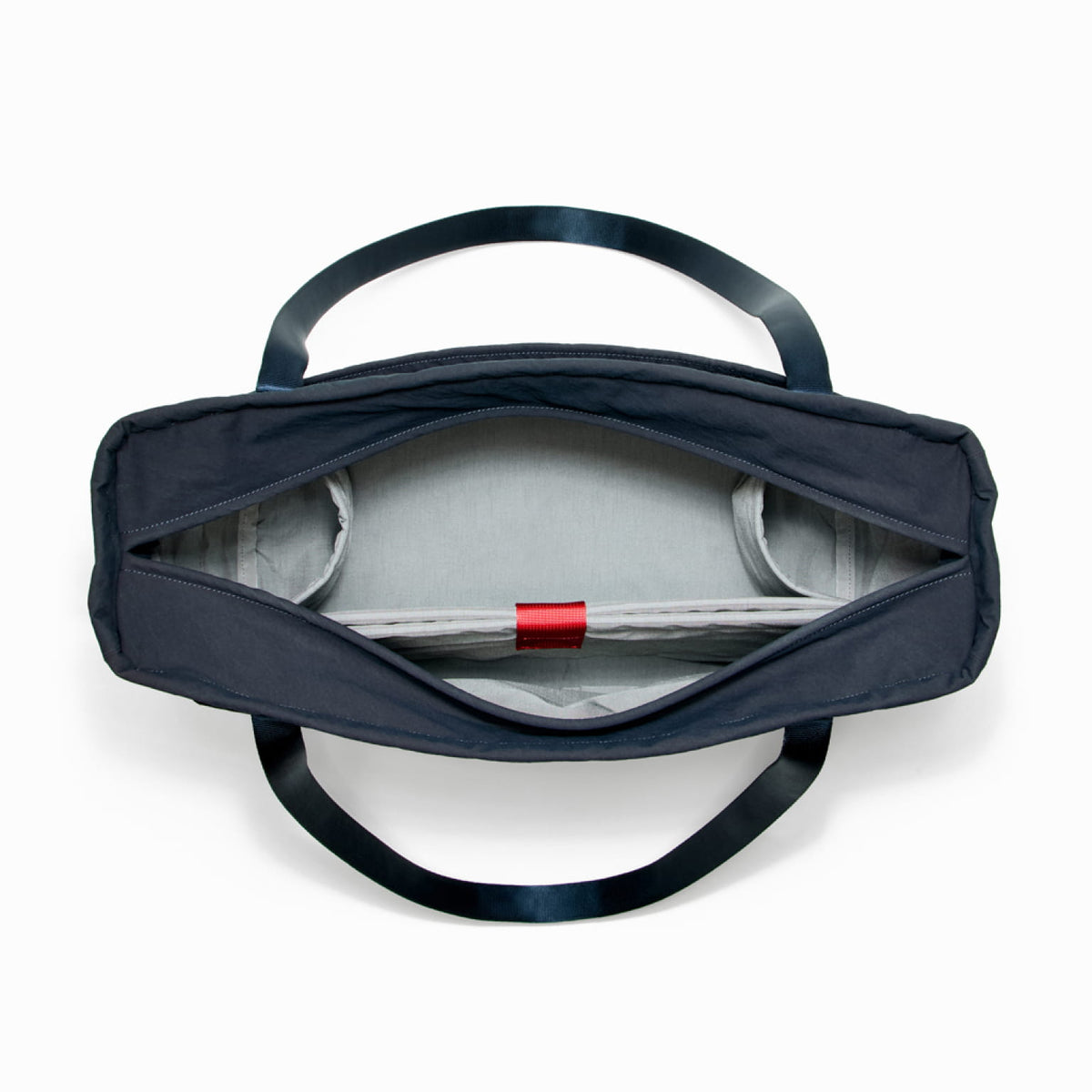 CIVIC Daily Tote 24L in Konbu Dark Navy - Open view top
