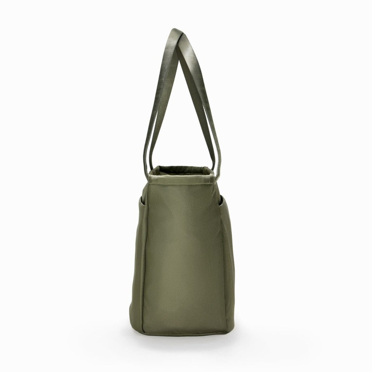CIVIC Daily Tote 24L in OD Green - CDT24 - side view, handles up CIVIC Daily Tote 24L in OD Green - CDT24 - side view, handles up [13024a-ODG