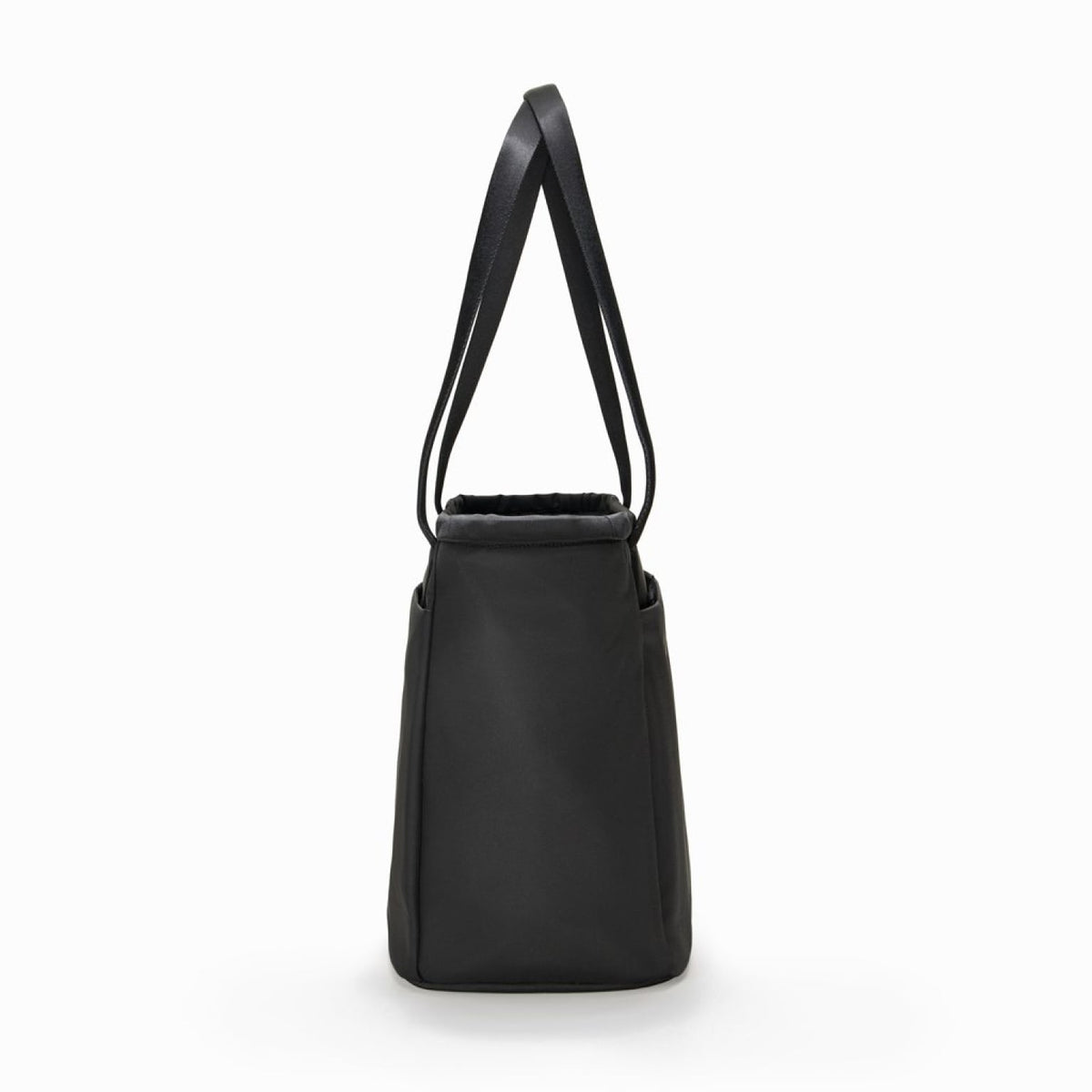 CIVIC Daily Tote 24L in Solution Dyed Black - CDT24 - handles up side view CIVIC Daily Tote 24L in Solution Dyed Black - CDT24 - handles up side view [13024a-SBK
