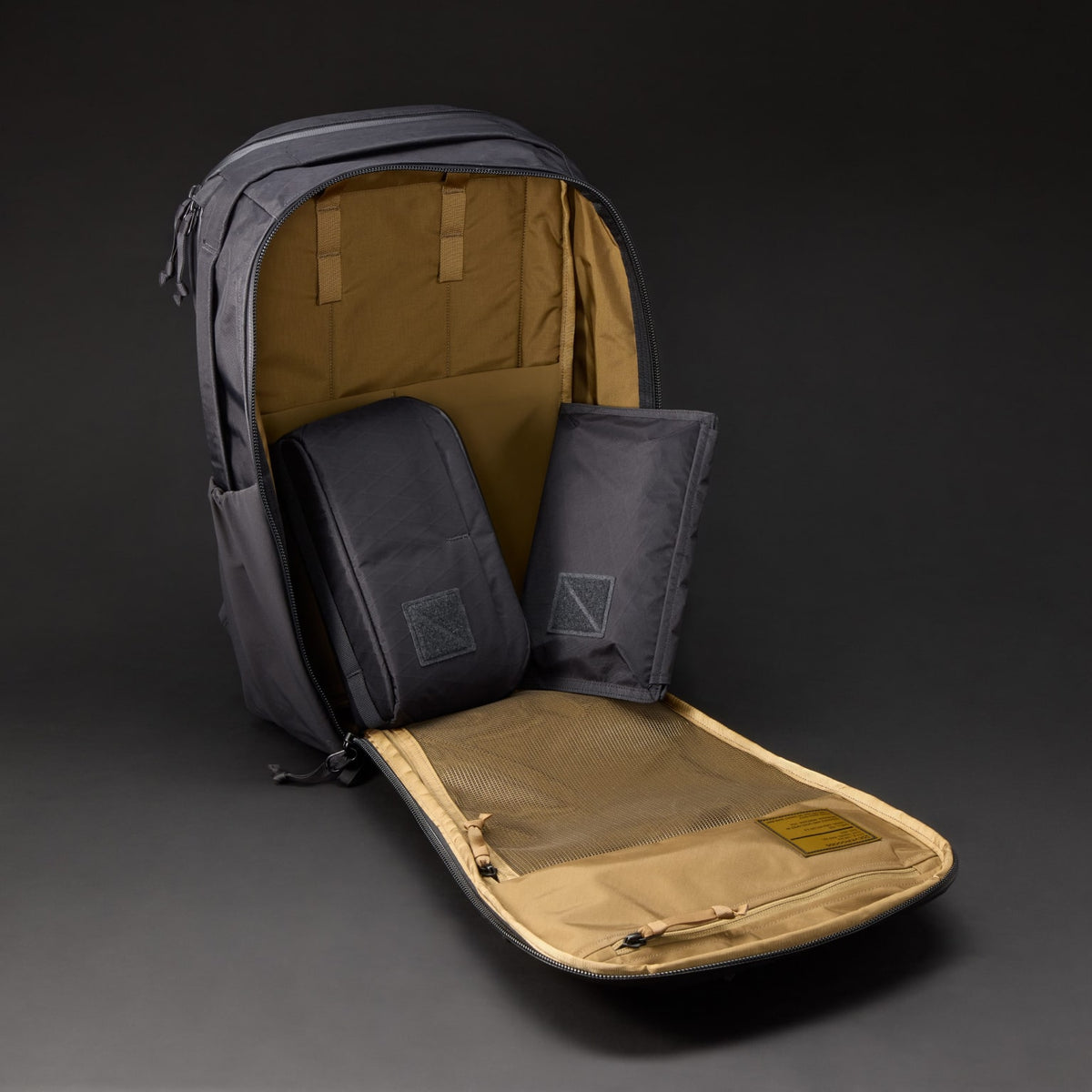 CIVIC Travel Bag 26L - X-Pac - Black and Coyote Brown - Panel Loading Design CIVIC Travel Bag 26L - X-Pac - Black and Coyote Brown - Panel Loading Design [13012cx-BXC