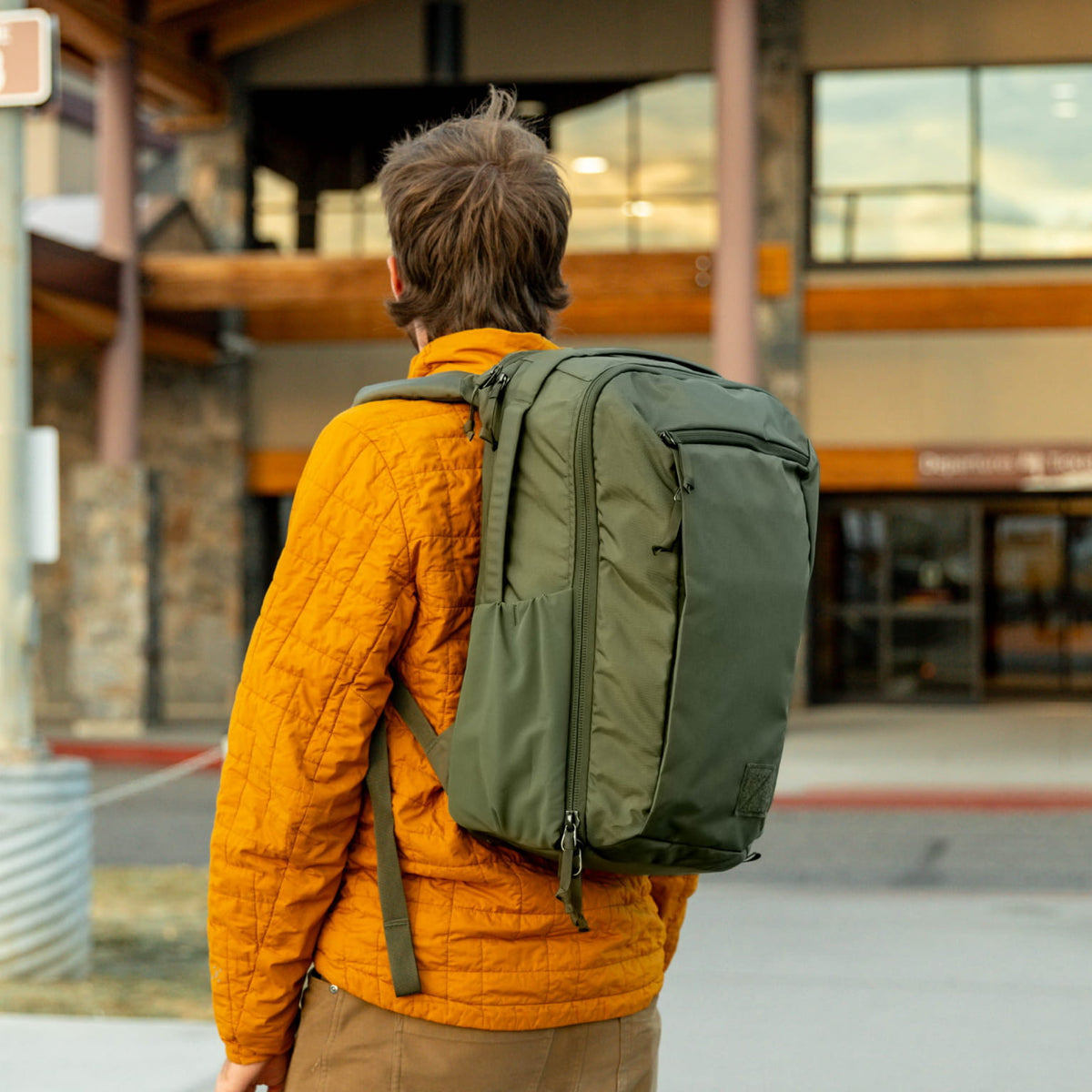 CIVIC Travel Bag 26L in OD Green - Bozeman Yellowstone International Airport CIVIC Travel Bag 26L in OD Green - Bozeman Yellowstone International Airport [13012c-ODG