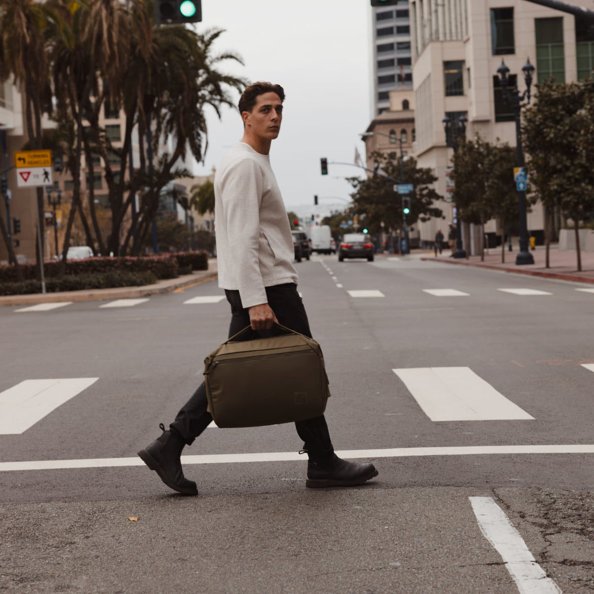 Transit Duffel 35L in OD Green crosswalk city Transit Duffel 35L in OD Green crosswalk city [13014d-ODG