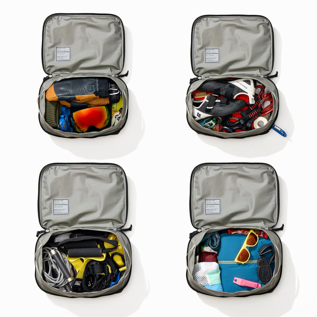 Transit Packing Cube 10L in Black - packed as a gear cube - climbing, gym, bike, snow Transit Packing Cube 10L in Black - packed as a gear cube - climbing, gym, bike, snow [13021a-BLK