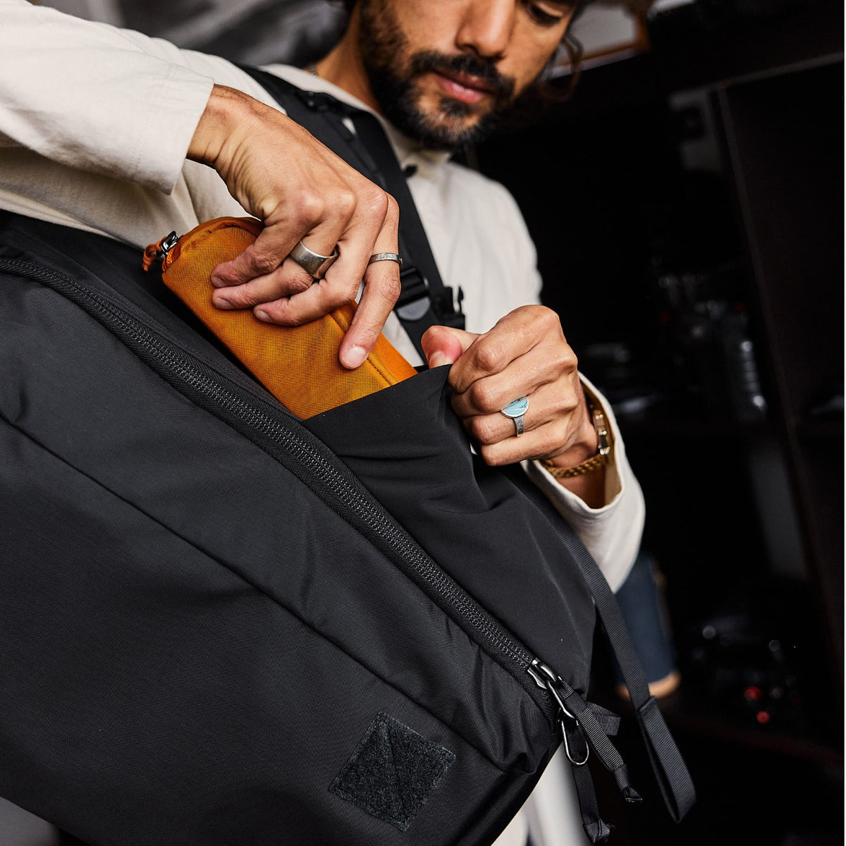 Burnt Orange CAP0.5L in side pocket CTB [13017a-BRO]
