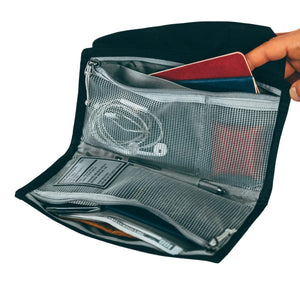 CIVIC ACCESS POUCH 1L BLACK CAP1 OPEN POCKETS [13009a-SBK]