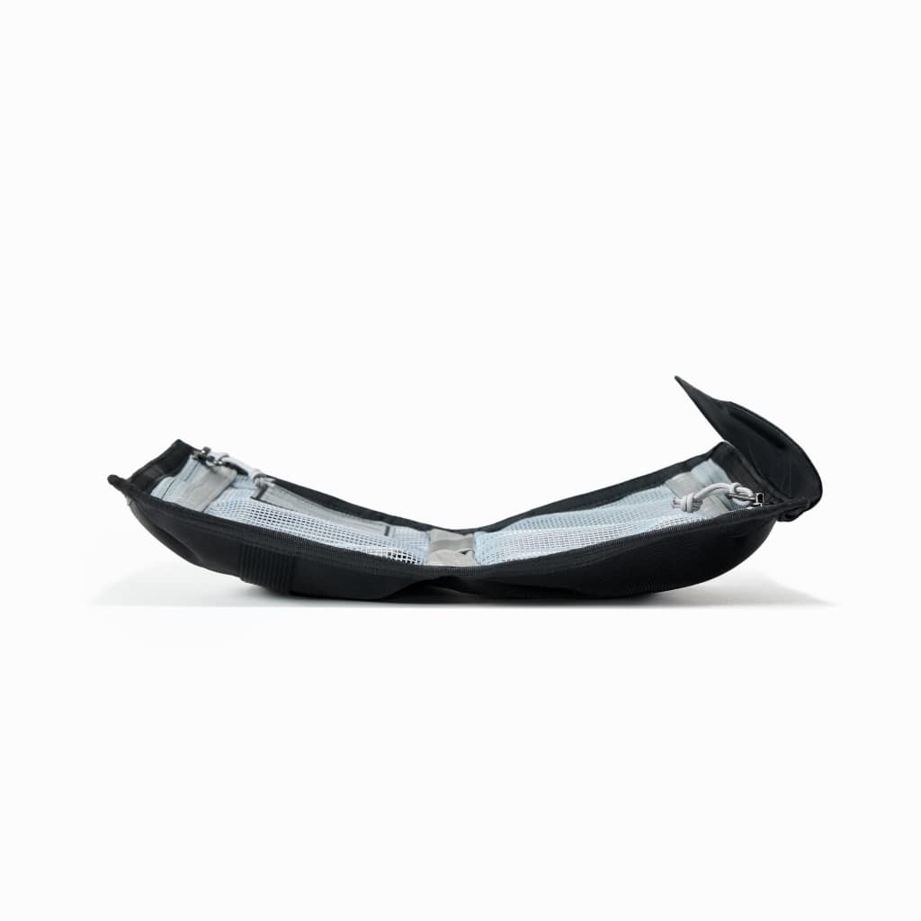 CIVIC Access Pouch 1L in Solution Dyed Black - CAP1 - flat lay
