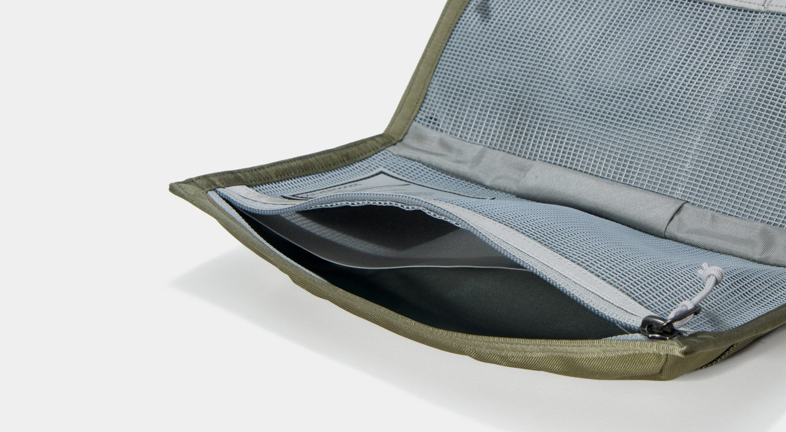 CIVIC Access Pouch 1L - CAP1 - in OD Green - laminated dividers inside pockets