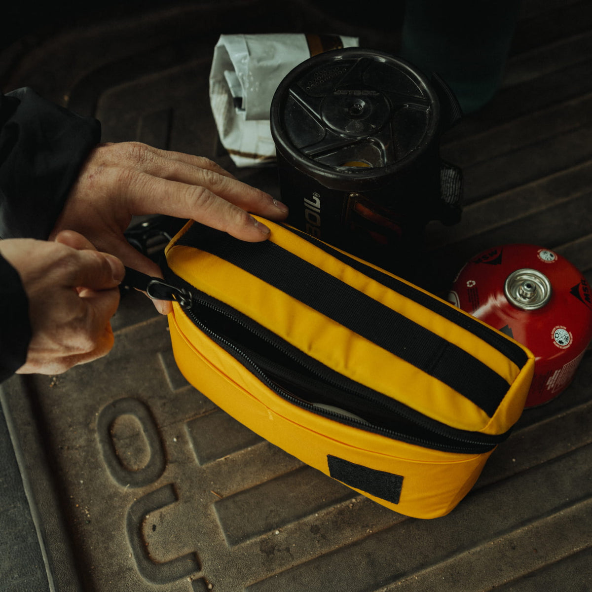 CIVIC Access Pouch 2L in Expedition Yellow - CAP2 - mesh pocket access [13006a-EXY]