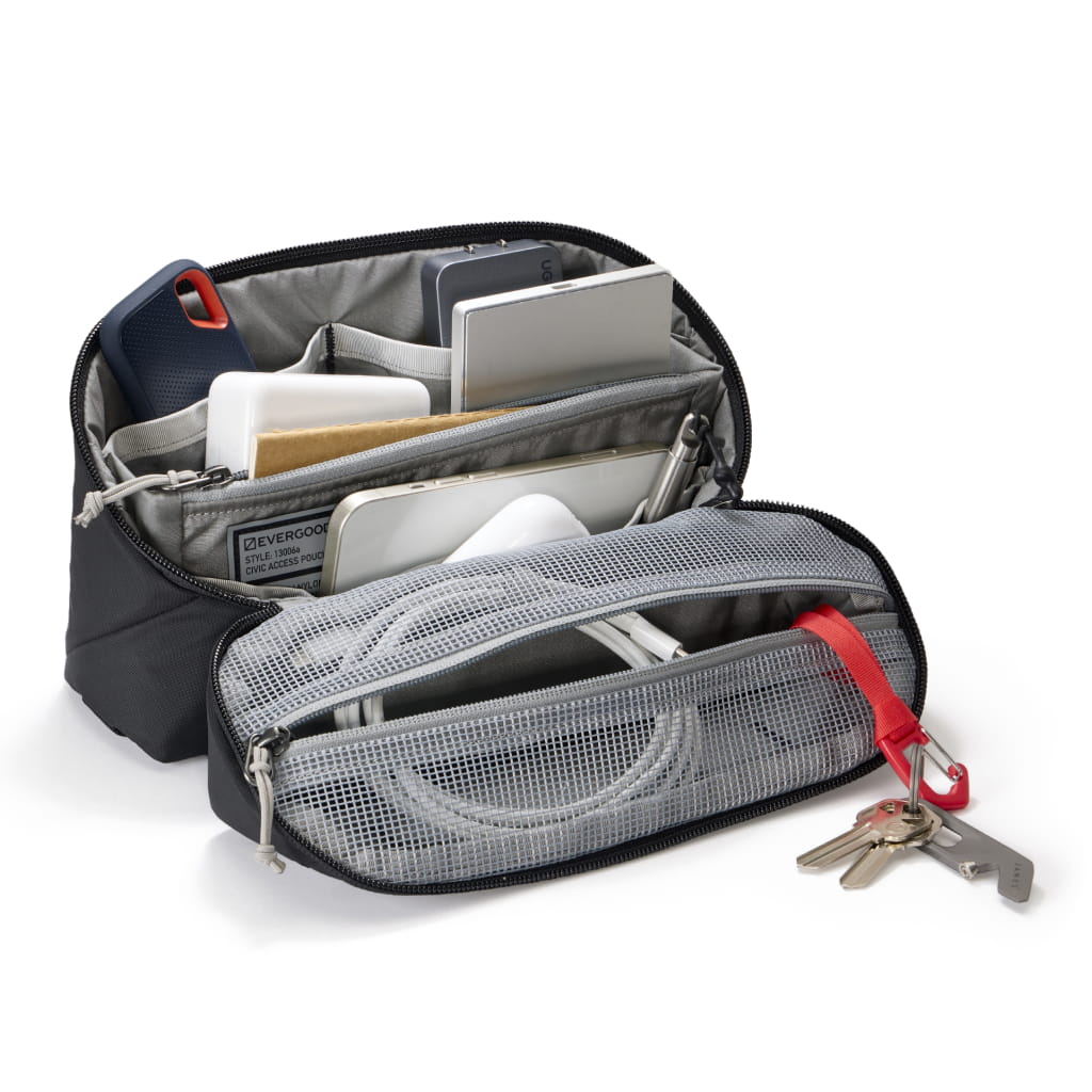 CIVIC ACCESS POUCH 2L SOLUTION DYED BLACK CAP2 TECH KIT [13006a-SBK]