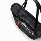 CIVIC Daily Tote 24L in Solution Dyed Black - CDT24 - exterior side access pocket with drop ins CIVIC Daily Tote 24L in Solution Dyed Black - CDT24 - exterior side access pocket with drop ins [13024a-SBK