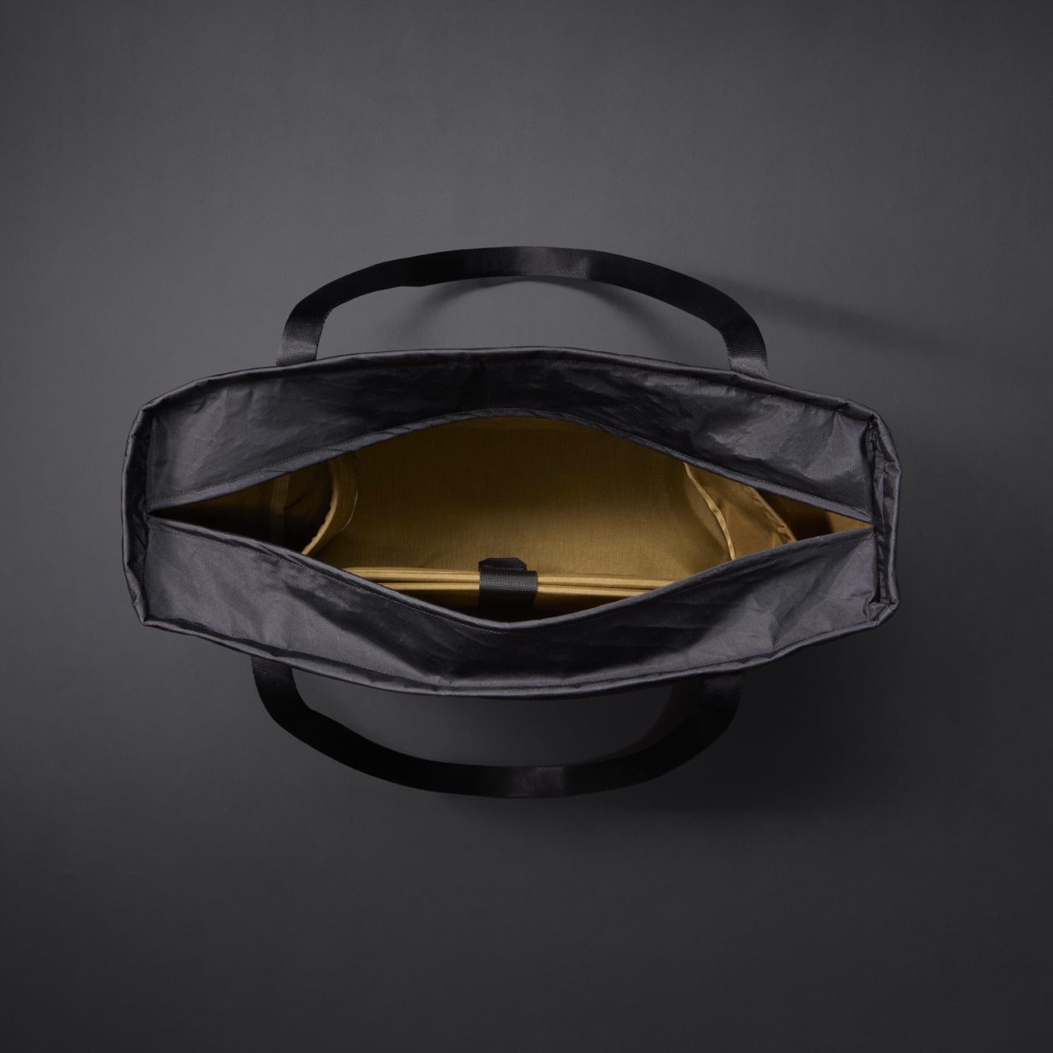 CIVIC DAILY TOTE - X-PAC black and coyote brown front profile