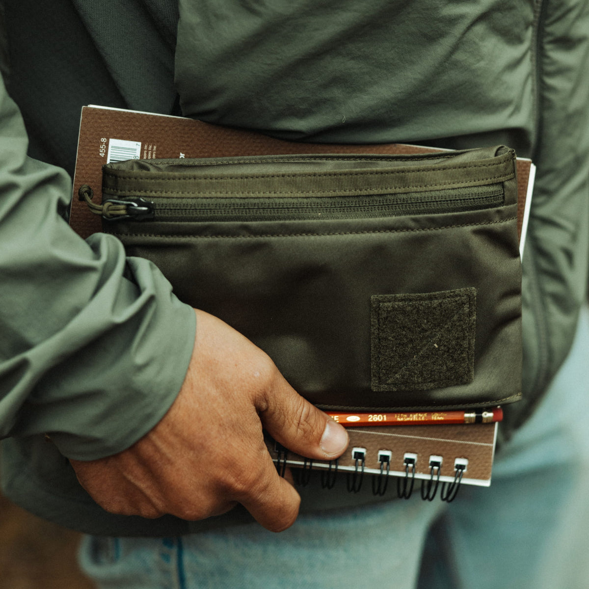 CIVIC Flat Pouch OD Green Artist Kit in Hand CIVIC Flat Pouch OD Green Artist Kit in Hand [13022a-ODG