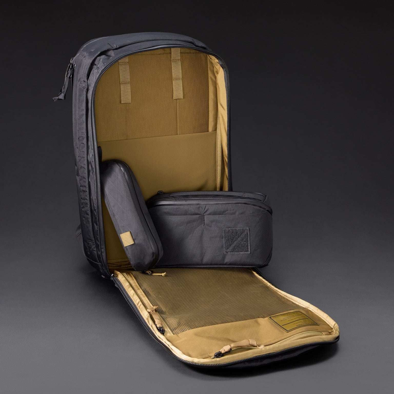 CIVIC Panel Loader - 24L - X-Pac - Black and Coyote Brown - Front Profile