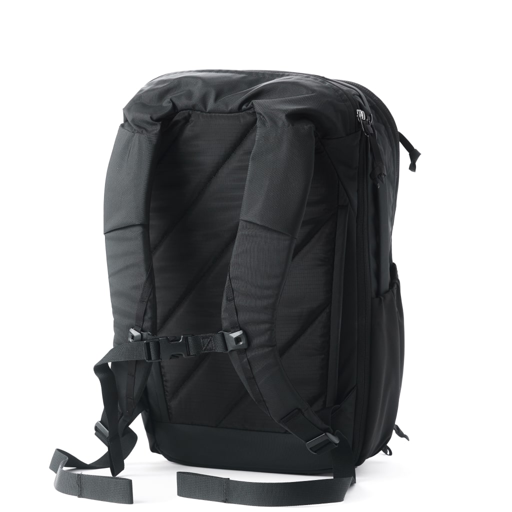 CIVIC Travel Bag 20L in Solution Dyed Black - quarter view
