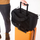 CIVIC Travel Bag 20L in Solution Dyed Black - luggage pass through CIVIC Travel Bag 20L in Solution Dyed Black - luggage pass through [13019c-SBK