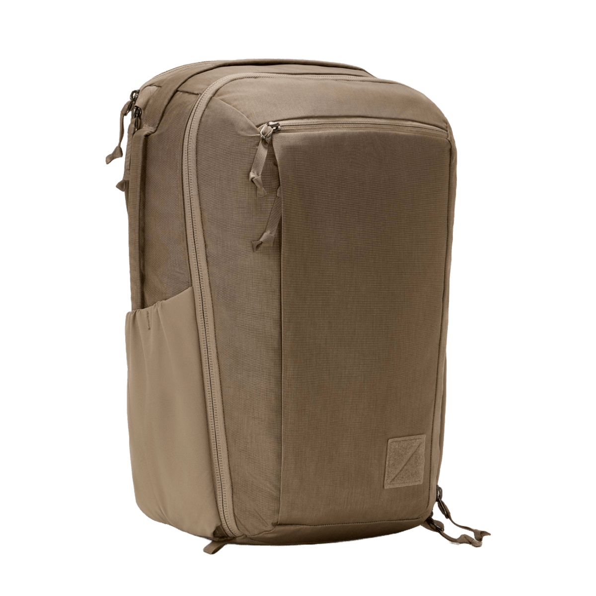 CIVIC Travel Bag 26L in Fossil Brown - Front profile [13012c-FBN]