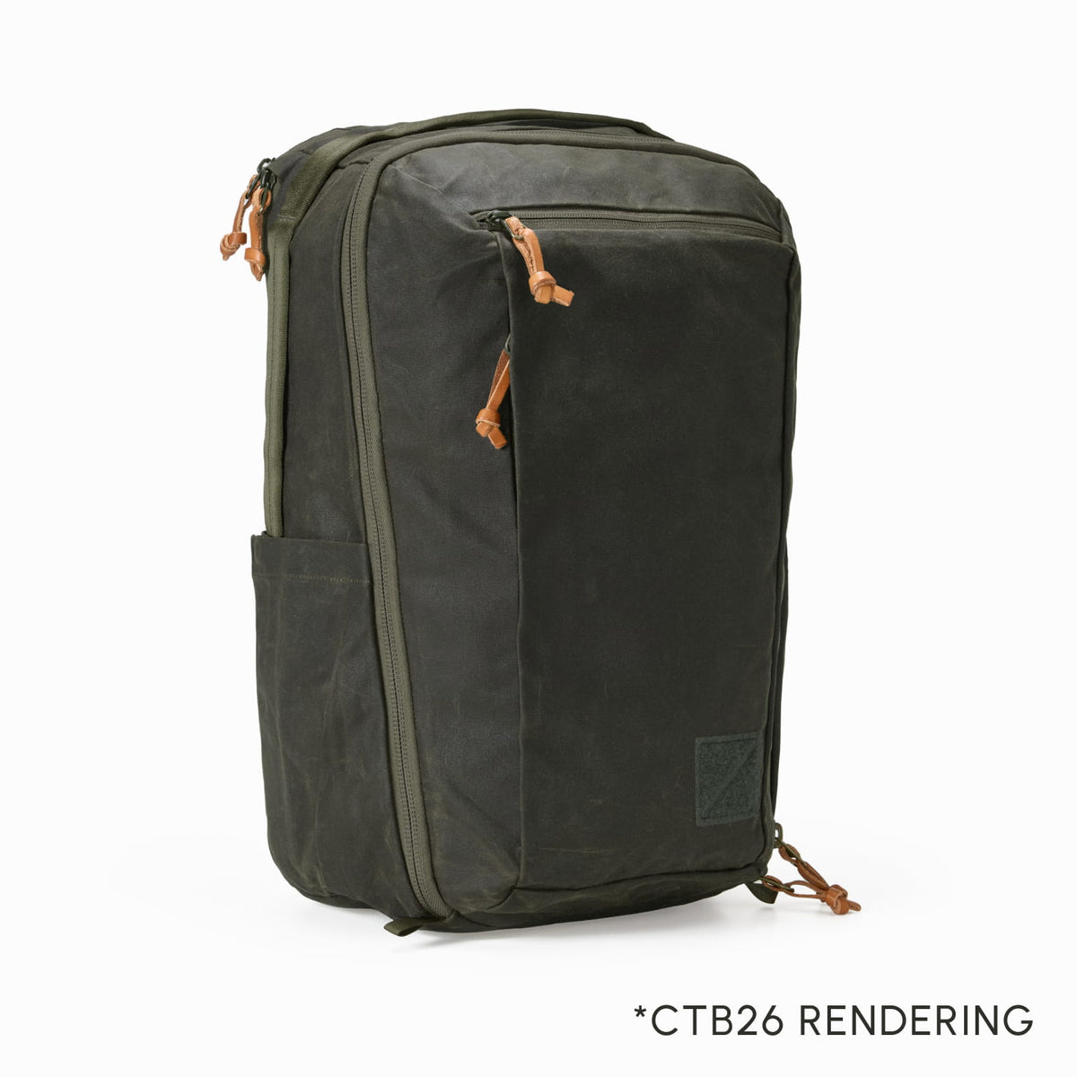Civic Travel Bag 26L in Waxed Olive