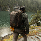 CIVIC Travel Bag 26L in Waxed Canvas - Waxed Tan - Hiking in Alaska CIVIC Travel Bag 26L in Waxed Canvas - Waxed Tan - Hiking in Alaska [13012cc-WTN