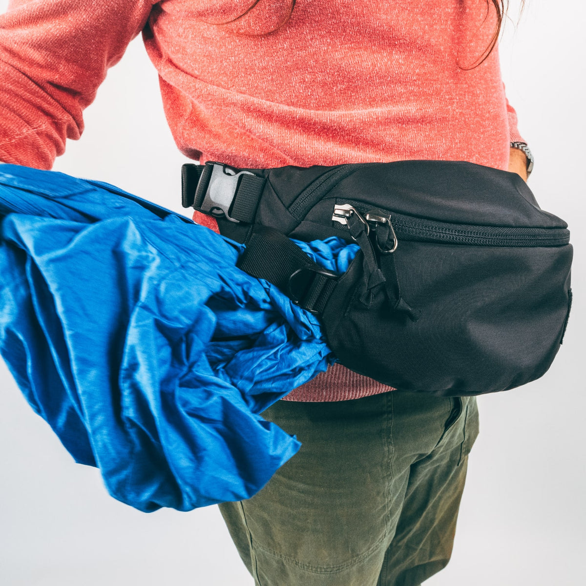 MOUNTAIN HIP PACK 3.5L MHP3.5 BLACK STUFF POCKET [11003a-SBK]