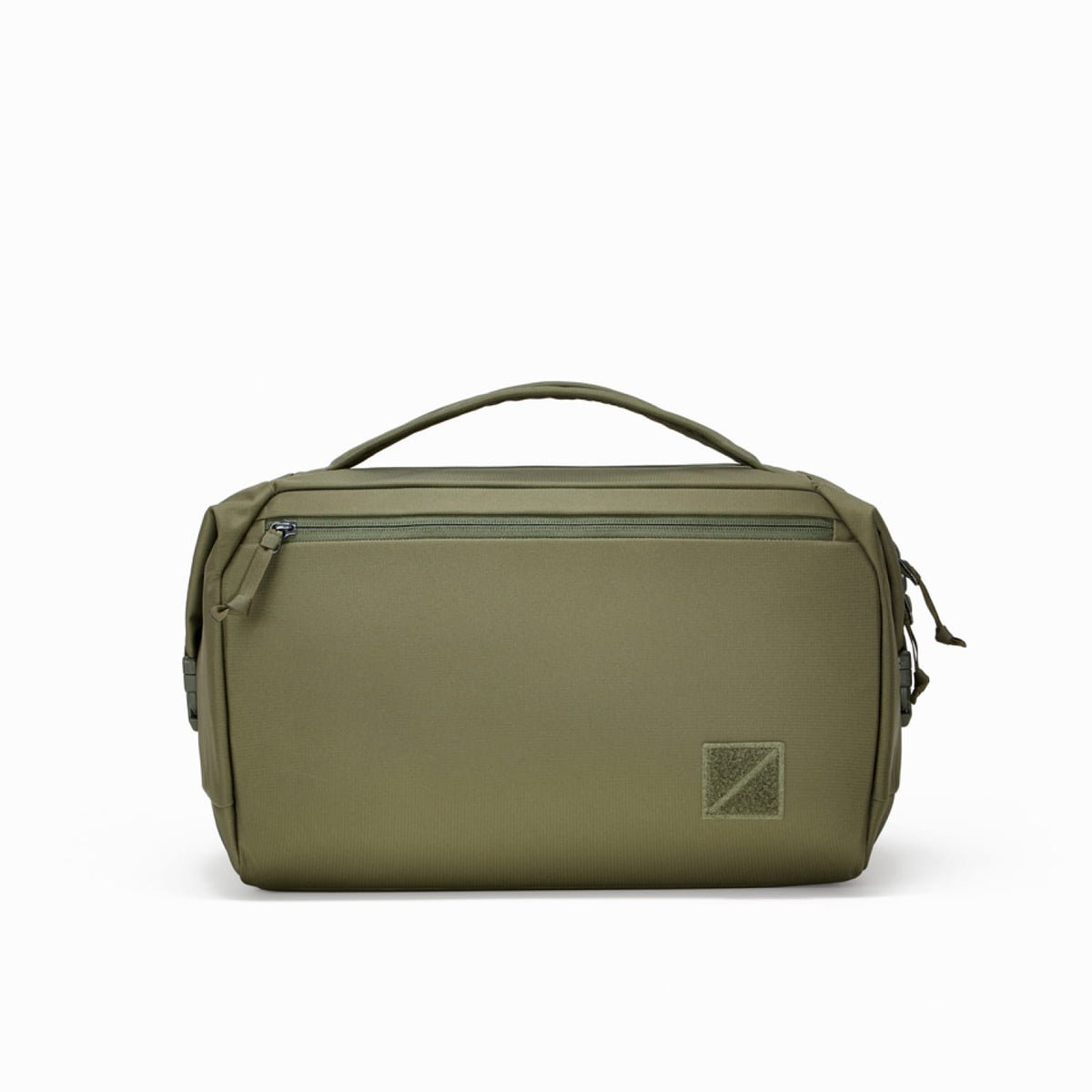 Transit Duffel 25L in OD Green - side profile [13023d-ODG]