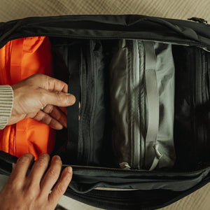 Transit Duffel 35L with Transit Packing Cube 10L overhead [13014d-SBK]