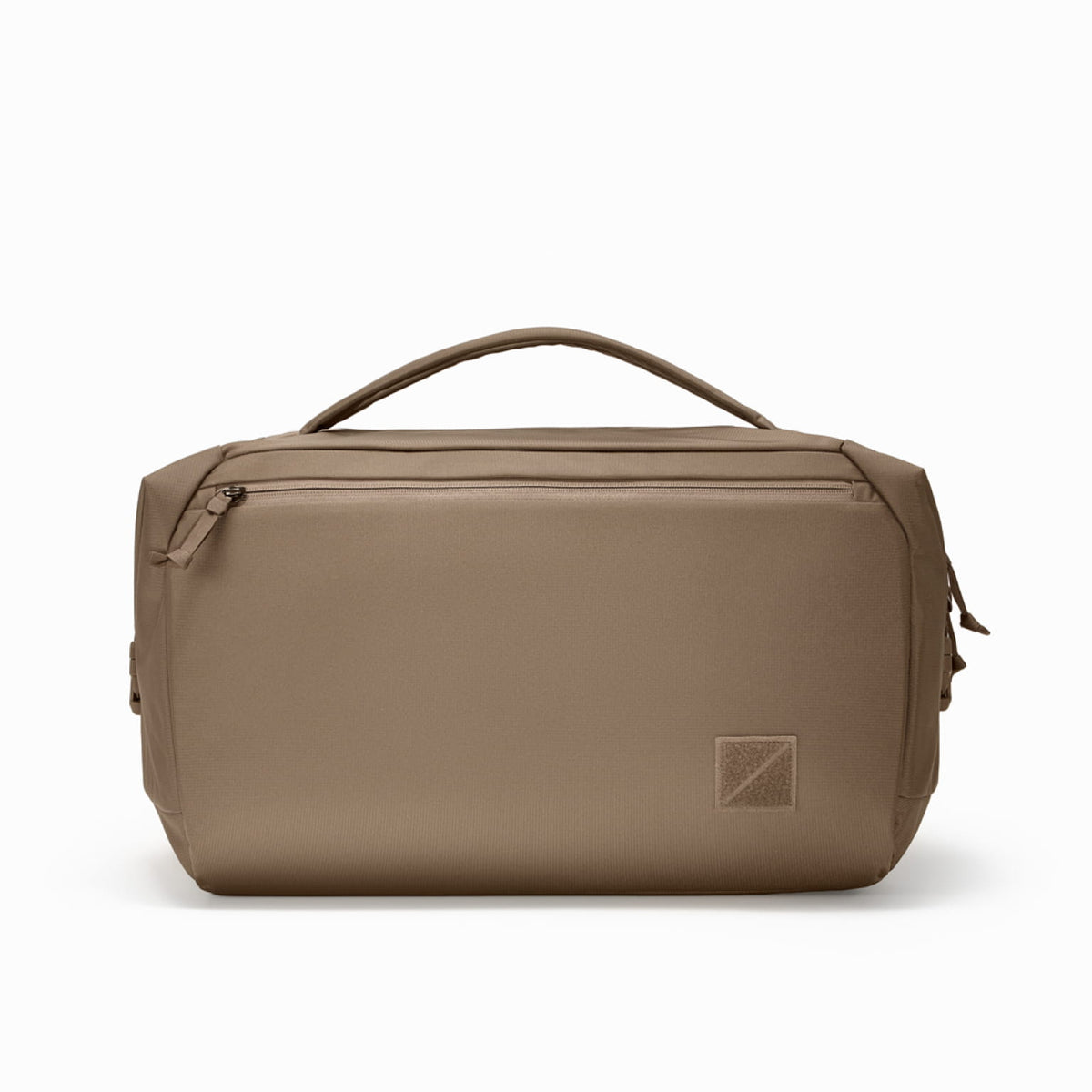 Transit Duffel 35L in Fossil Brown side view [13014d-FBN]