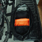 Transit Duffel 35L in Solution Dyed Black - on back of truck with TPC10s Transit Duffel 35L in Solution Dyed Black - on back of truck with TPC10s [13014d-SBK