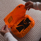 Transit Packing Cube 4L in Hot Orange - closing while packed Transit Packing Cube 4L in Hot Orange - closing while packed [13026a-HTO