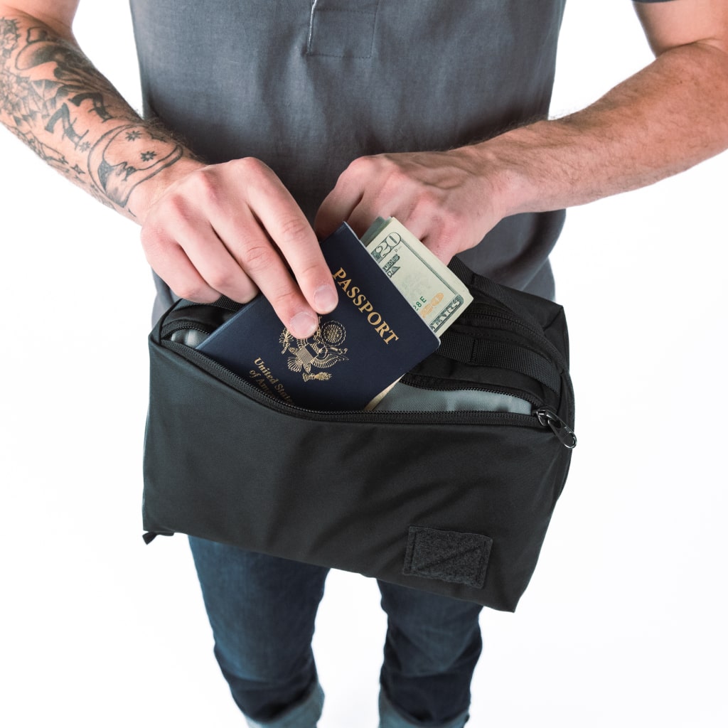 Transit Packing Cube 8L TPC8 Black external zipper pocket [13015a-BLK]