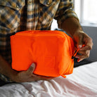 Transit Packing Cube 8L in Hot Orange zipper puller opening Transit Packing Cube 8L in Hot Orange zipper puller opening [13015a-HTO