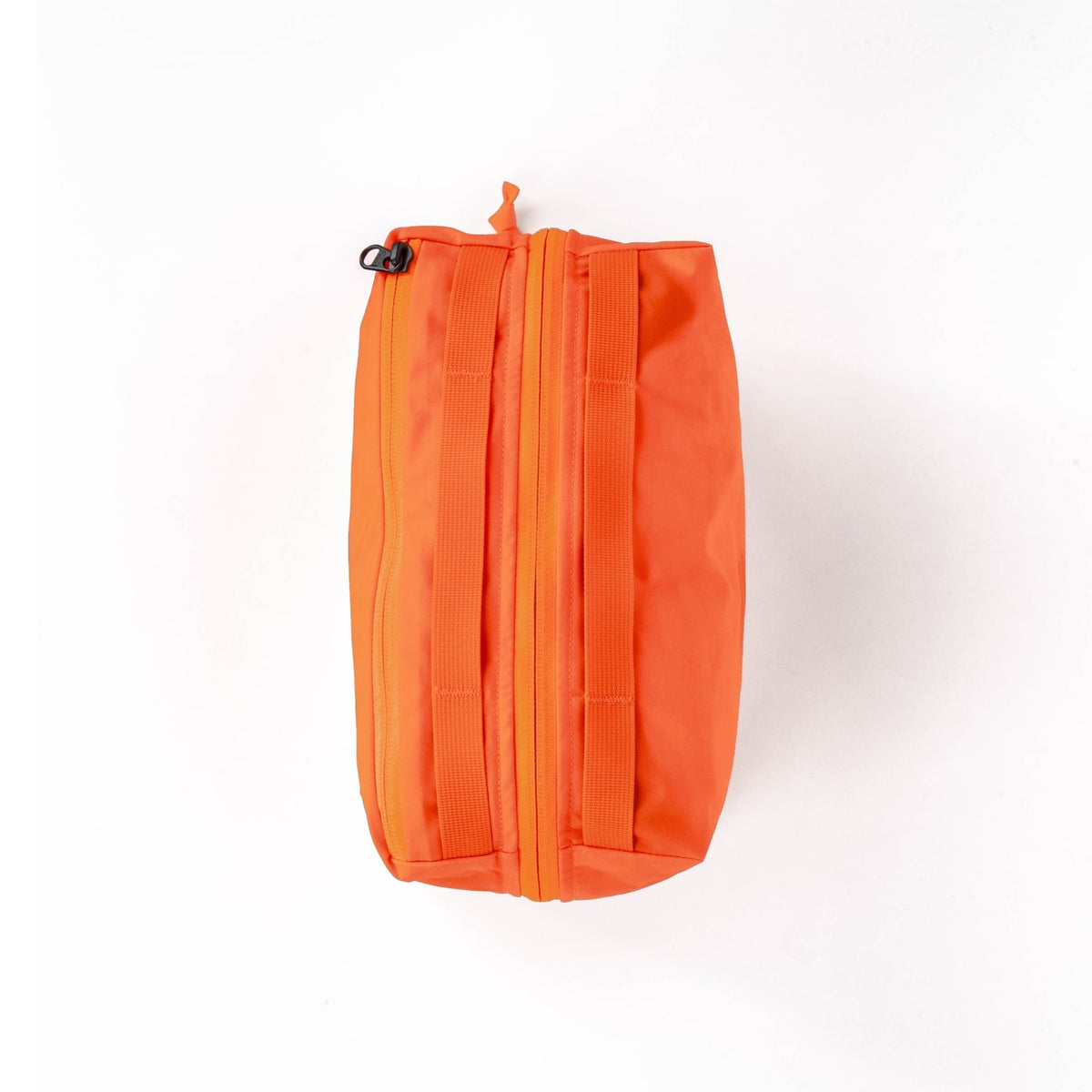Transit Packing Cube 8L in Hot Orange top view of handles [13015a-HTO]