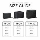 size guide Transit packing cube