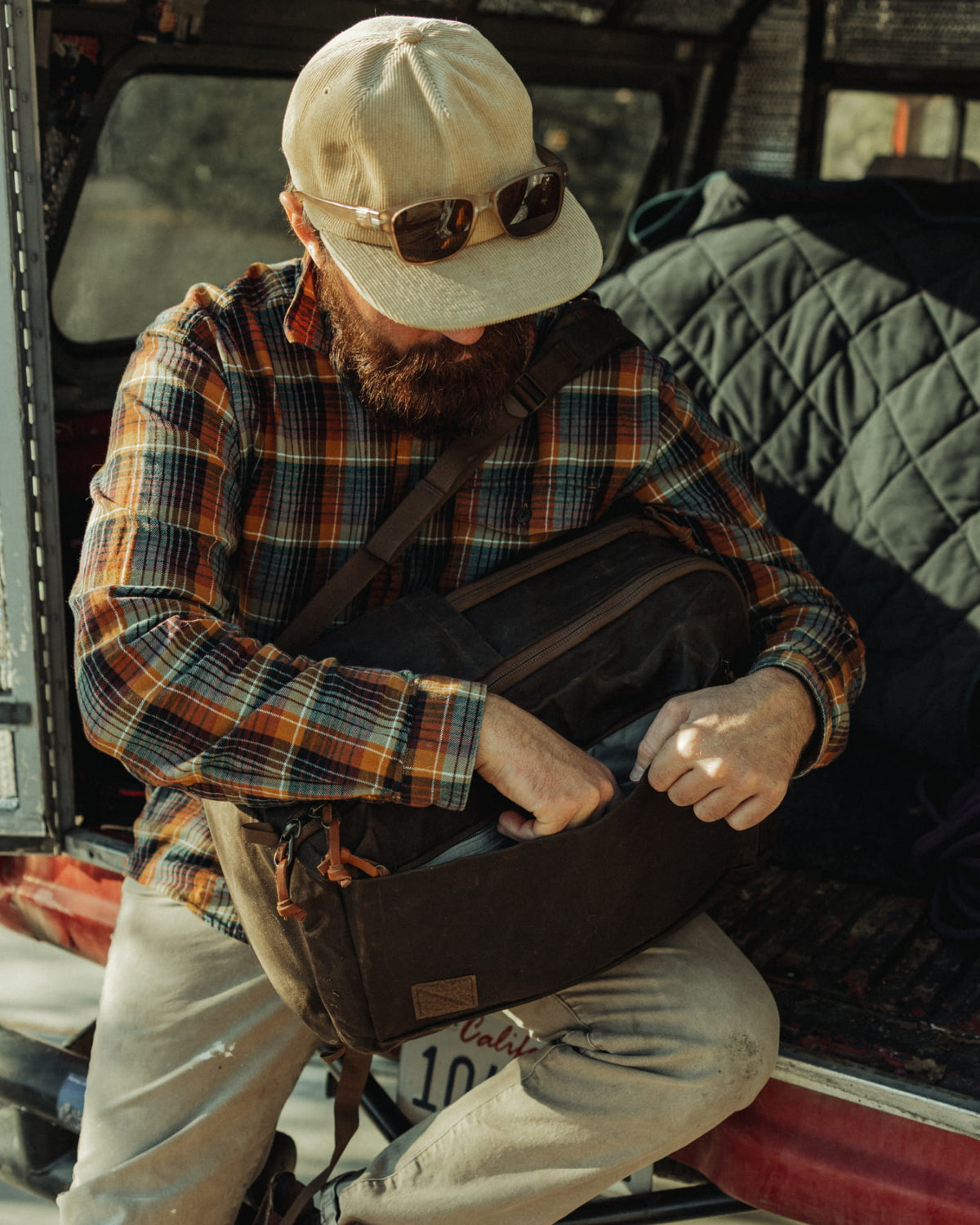 Waxed Canvas CIVIC Travel Bag No Sacrifices