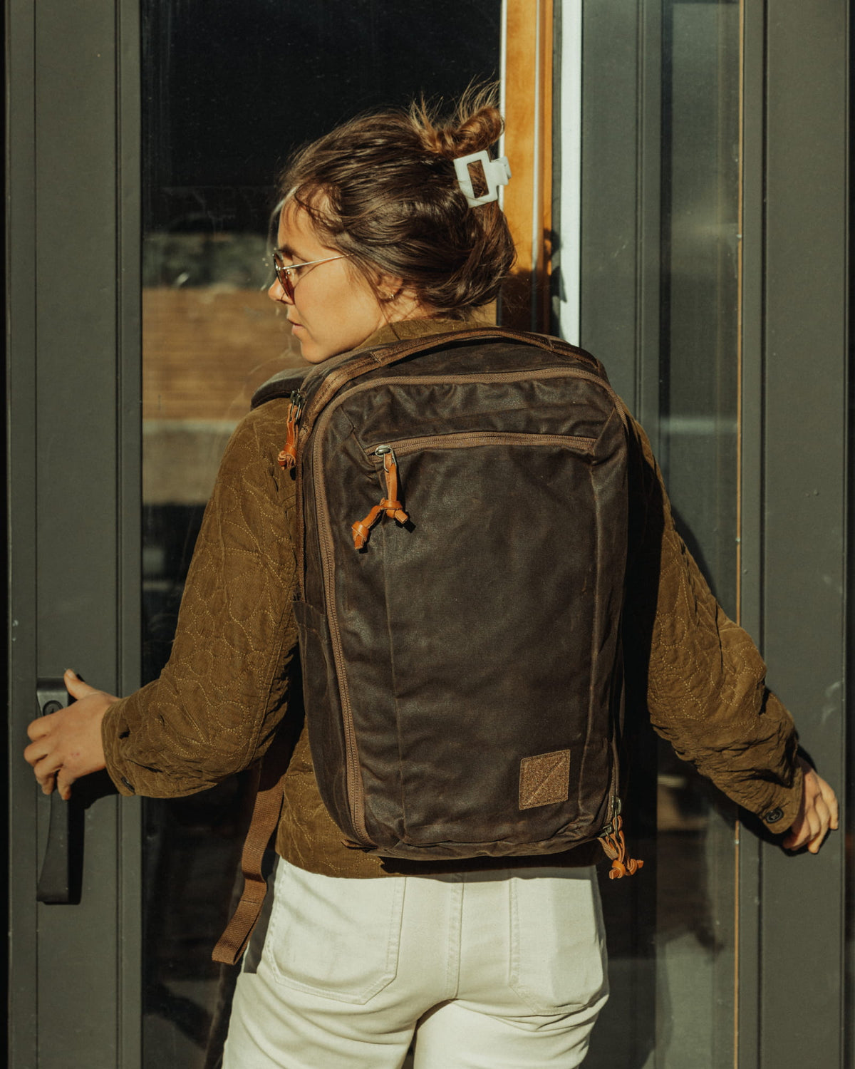 Waxed Canvas CIVIC Travel Bag Tough