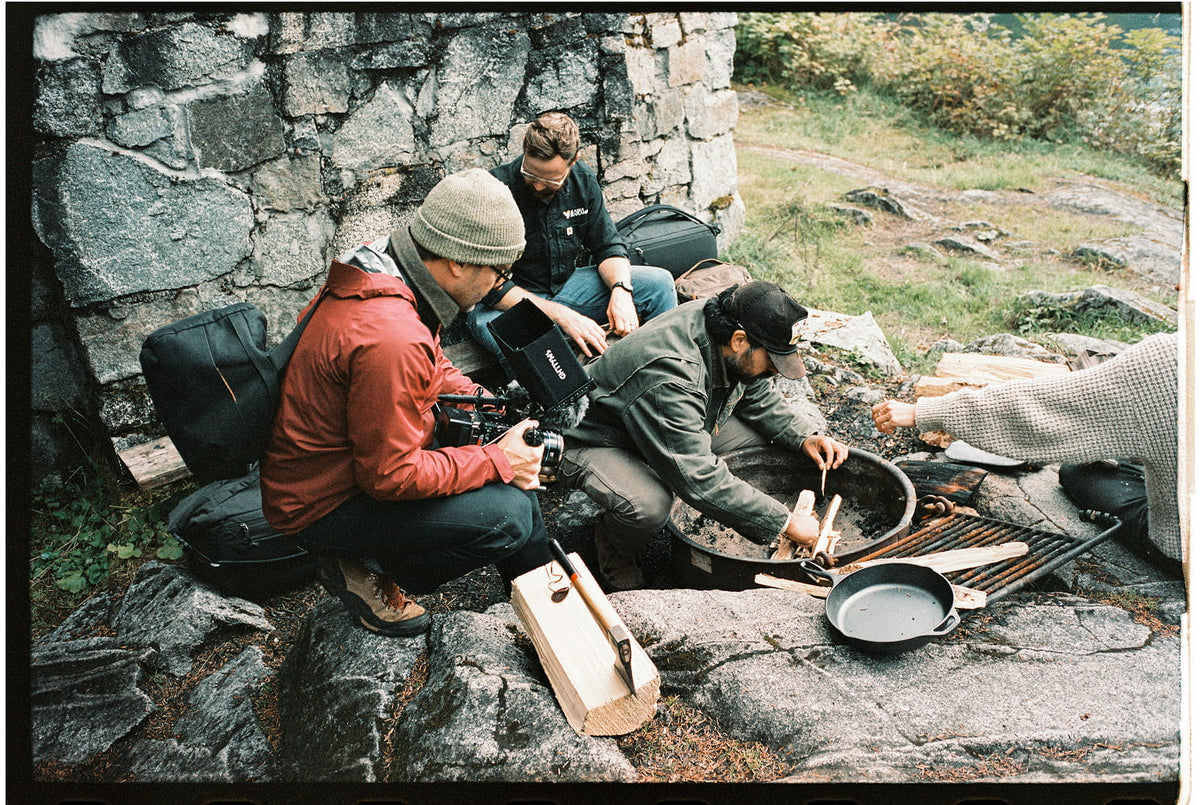 Alaska Waxed Canvas Behind the Scenes Film Crew