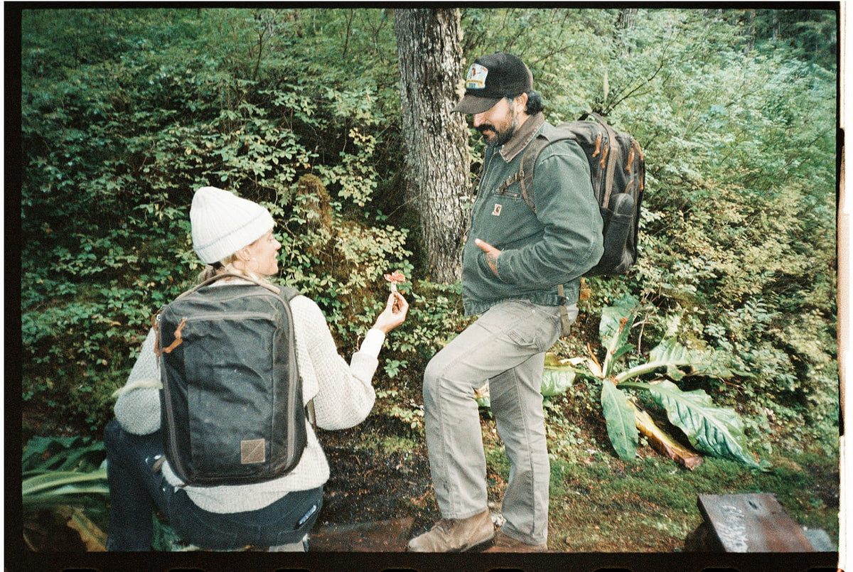 Alaska Waxed Canvas Behind the Scenes Foraging