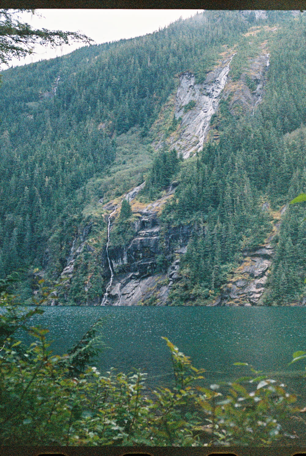 Alaska Waxed Canvas Behind the Scenes Lake and Waterfall
