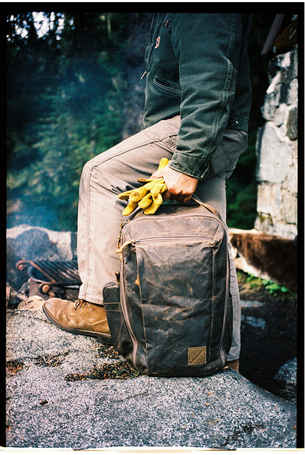 Alaska Wild Blueberries Waxed Canvas CTB20