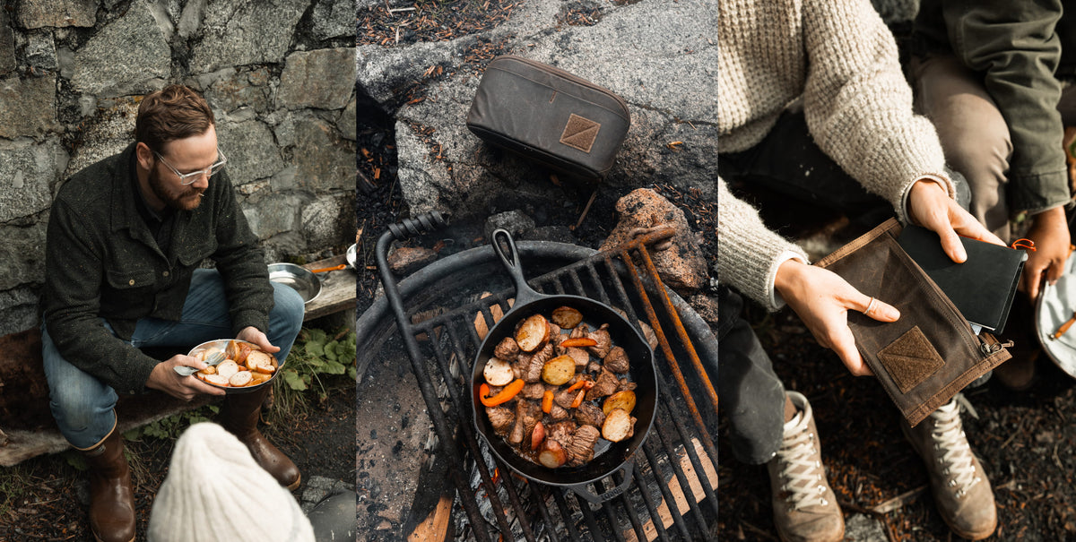 The Waxed Canvas Collection EVERGOODS Cooking at Fire
