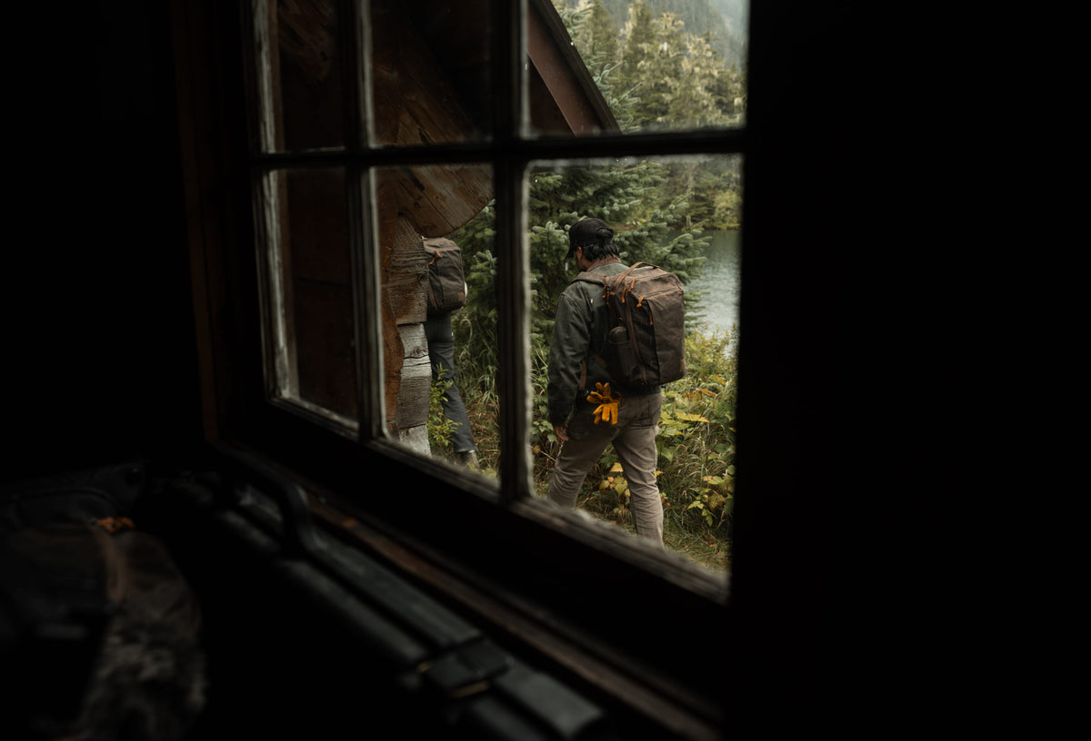 The Waxed Canvas Collection EVERGOODS Through the Cabin Window