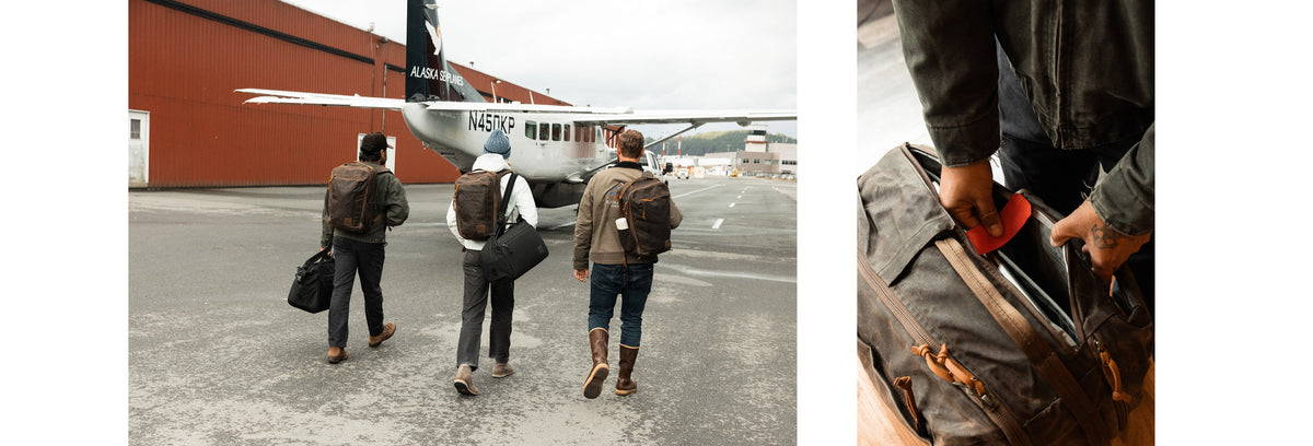 The Waxed Canvas Collection EVERGOODS Air Travel in Alaska